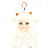 Мягкая игрушка белая овечка Лия Relana RLХ25174-15